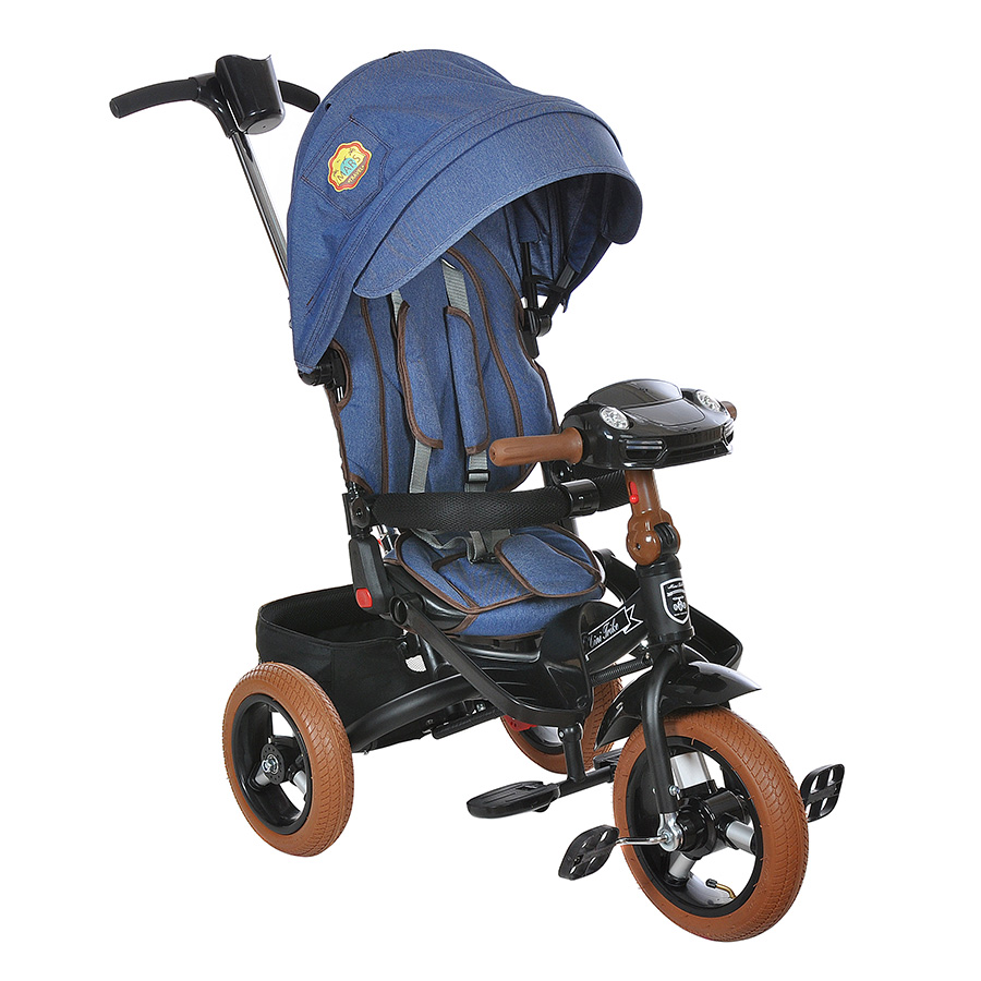 Велосипед Mini Trike 3-х колесный с фарами, надувные колеса 12